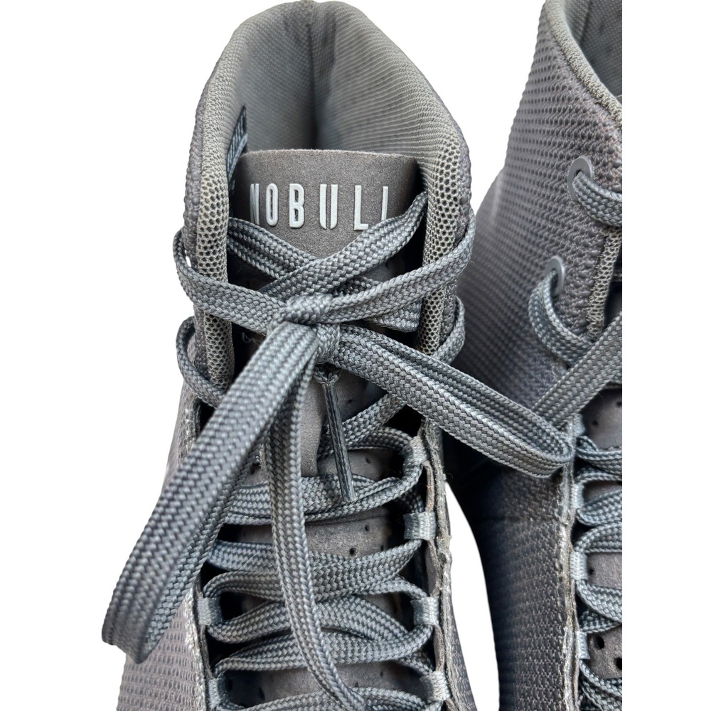 NOBULL High-Top Trainer Mens Grey size 10 SuperFabric Cross Training Shoes - Picture 6 of 10